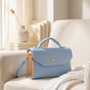 Sky Blue Casual Pouch For Women P97774